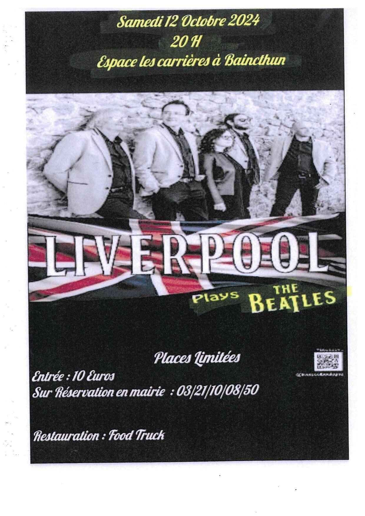 Samedi 12 octobre 2024 - Concert Liverpool plays the Beatles